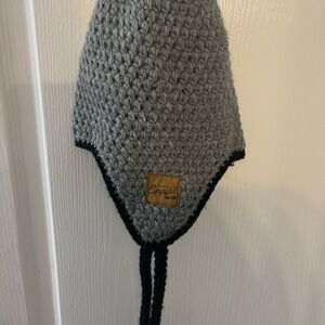 Empyre Gray and Black Knit Beanie